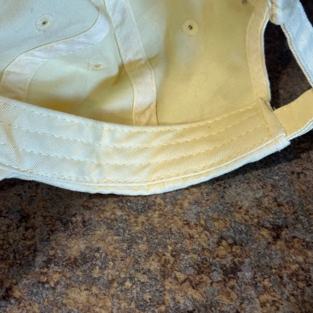 Cactus Embroidered Yellow Adjustable Cotton Baseball Trucker Cap Women Golf, Gym